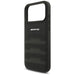 AMG Leather Debossed Lines Logo Case for iPhone 17 Pro Max - Black - Cell phone cases and covers<<<HurtelXML