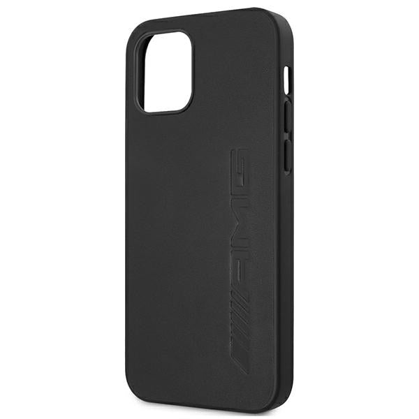 AMG Leather Hot Stamped Case for iPhone 12 Pro Max - Black - Cell phone cases and covers<<<HurtelXML