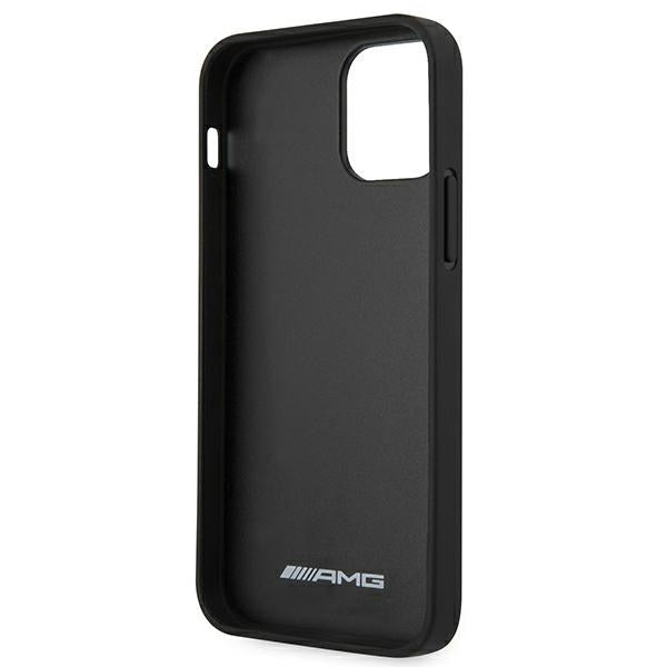 AMG Leather Hot Stamped Case for iPhone 12 Pro Max - Black - Cell phone cases and covers<<<HurtelXML