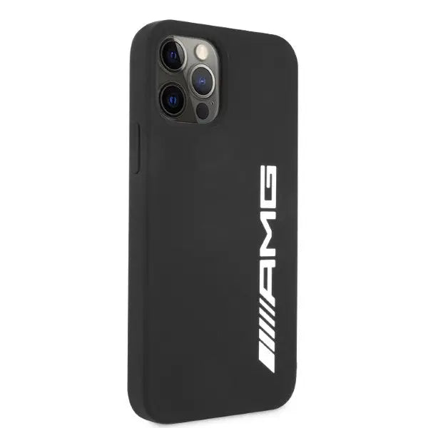 AMG Silicone Big Logo case for iPhone 12 Pro Max - black - Cell phone cases and covers<<<HurtelXML