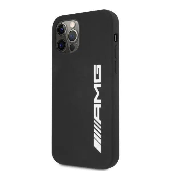 AMG Silicone Big Logo case for iPhone 12 Pro Max - black - Cell phone cases and covers<<<HurtelXML