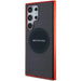 AMG Transparent Bicolor MagSafe case for Samsung Galaxy S24 Ultra - black - Cell phone cases and covers<<<HurtelXML