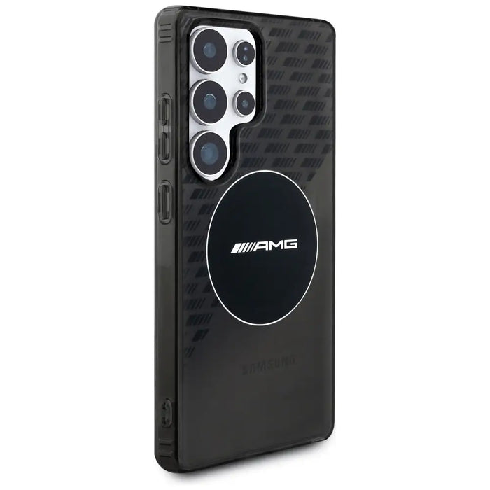 AMG Transparent Rhombs MagSafe Case for Samsung Galaxy S25 Ultra - Black - Cell phone cases and covers<<<HurtelXML