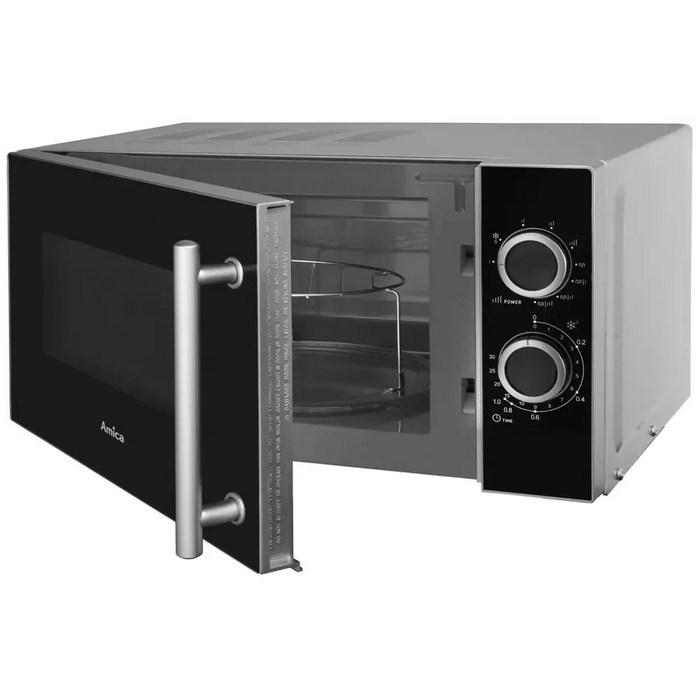 Amica AMGF20M1GS microwave Countertop Grill microwave 20 L 700 W Black Silver - Freestanding microwavesAGD-KMW<<<Home