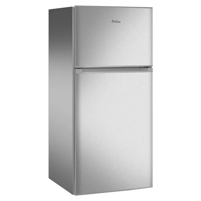 AMICA FD2015.4X(E) Silver Refrigerator with Freezer - Freestanding refrigerator-freezers (refrigerators)AGD-LOW<<<Home