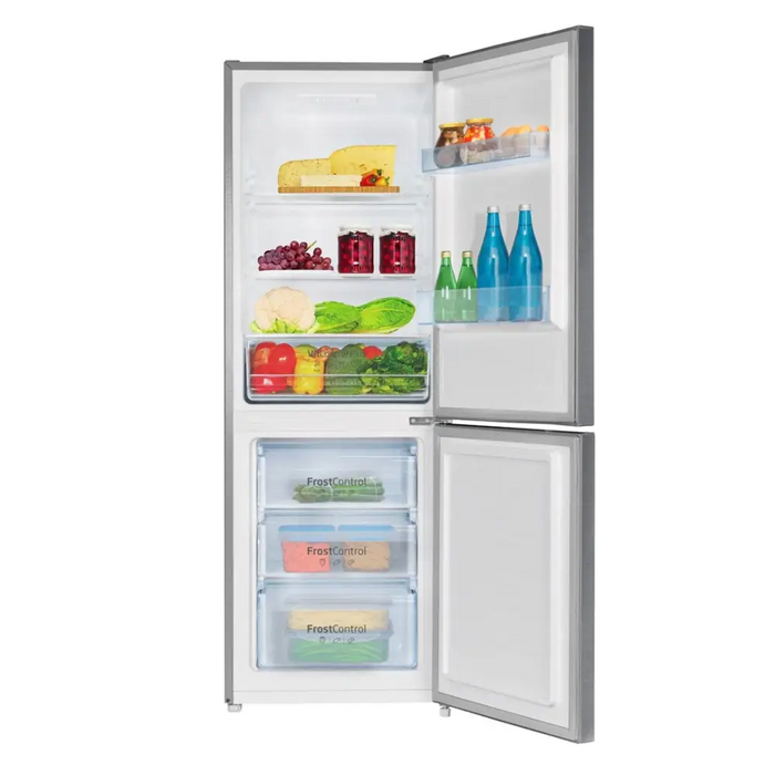 Amica freestanding fridge-freezer FK2425.4UNTX(E) Silver - Freestanding refrigerator-freezers