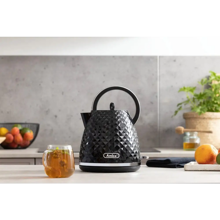 Amica KF 3030 1.7 l 2200 W electric kettle Black - Electric kettlesAGD-CZE<<<Home Appliance - ProductsAGD<<<ActionPL