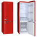 Amica KGCR 387100 R fridge-freezer Freestanding 244 L Red - Freestanding refrigerator-freezers