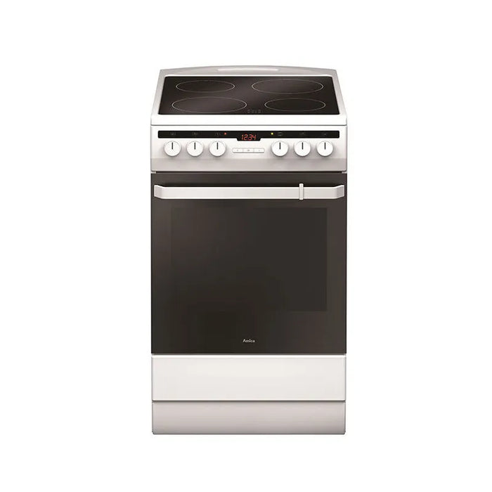 Electric cooker AMICA 508CE2.30EHTA(W), White, Ceramic