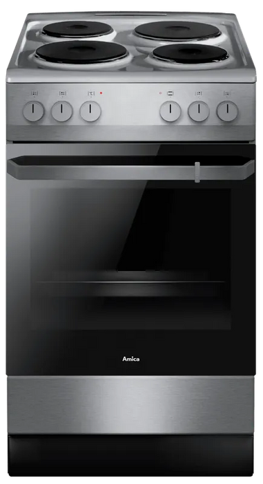Cooker (current) AMICA 508EE2.30EEPF(C) , 4 current , INOX