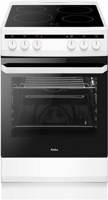 Cooker with ceramic top AMICA 58CE2.30P(W) 55353