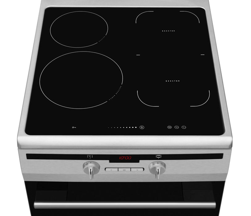 Amica 57IE3.325HTaD(Xx) PIZZA Freestanding induction cooker Black, Stainless steel