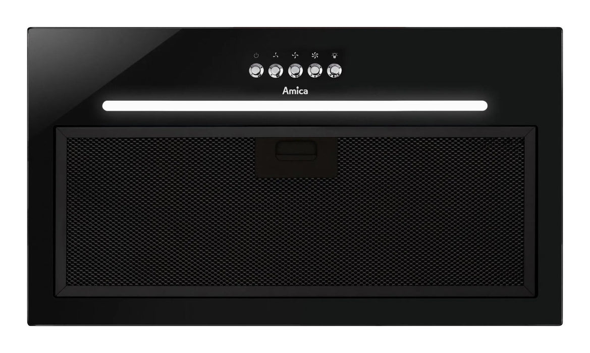 Amica OMP6255BG Built-in cooker hood black 389 m³/h