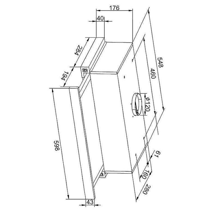 Built-in absorber AMICA OTP6233I