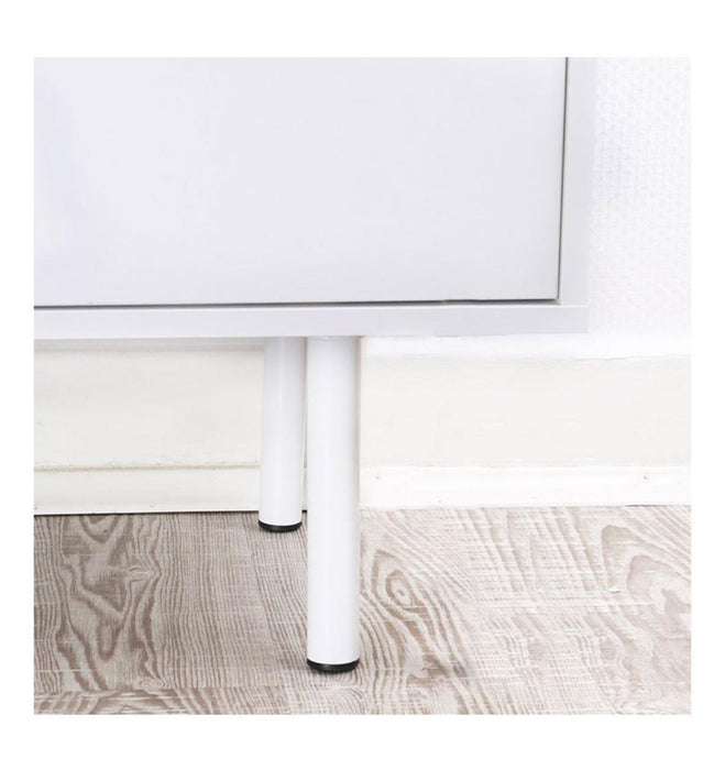 AMIG METAL LEG F30X200MM WHITE