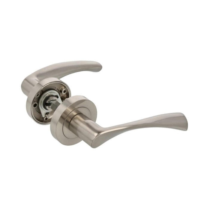 DOOR HANDLE AMIG ISHI RX SATIN NICKEL