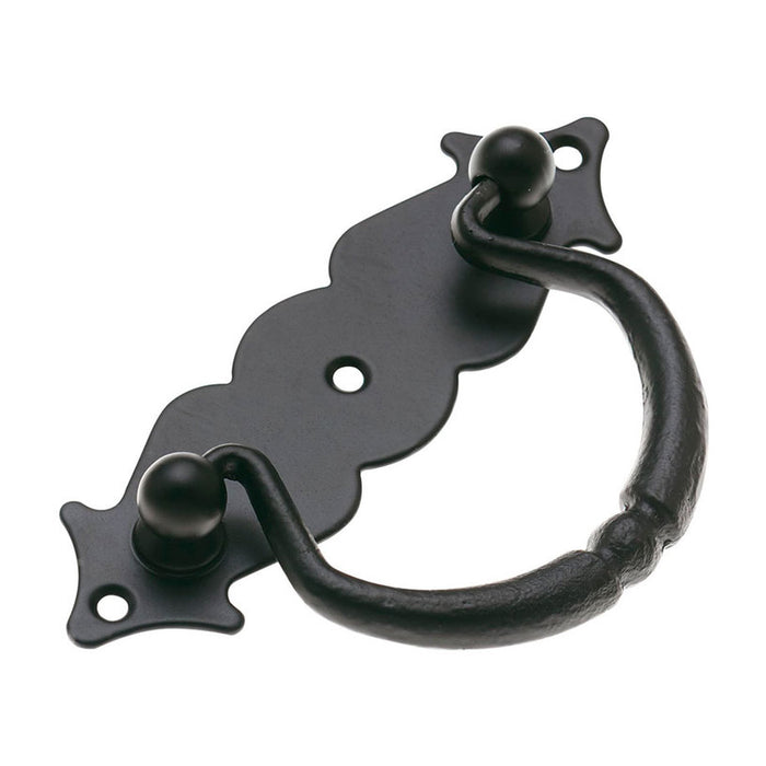 FURNITURE HANDLE BLACK MAT 100 MM AMIG MOD.1003