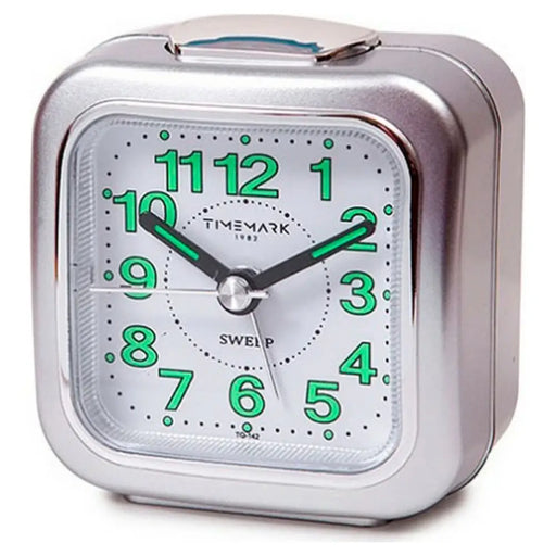 Analogue Alarm Clock Timemark Silver - Декорация и Осветление<<<Дом Градина<<<BigBuy&&&Ръчни Часовници<<<Декорация и