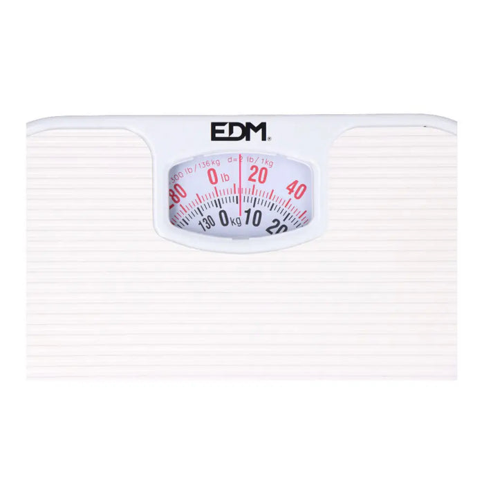 Analogue Scales EDM 07617 polypropylene 130 Kg 26 x 24 x 4 cm 24 x 26 x 4 cm - Баня<<<Дом Градина<<<BigBuy&&&Кантари за
