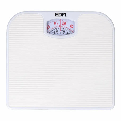 Analogue Scales EDM 07617 polypropylene 130 Kg 26 x 24 x 4 cm 24 x 26 x 4 cm - Баня<<<Дом Градина<<<BigBuy&&&Кантари за