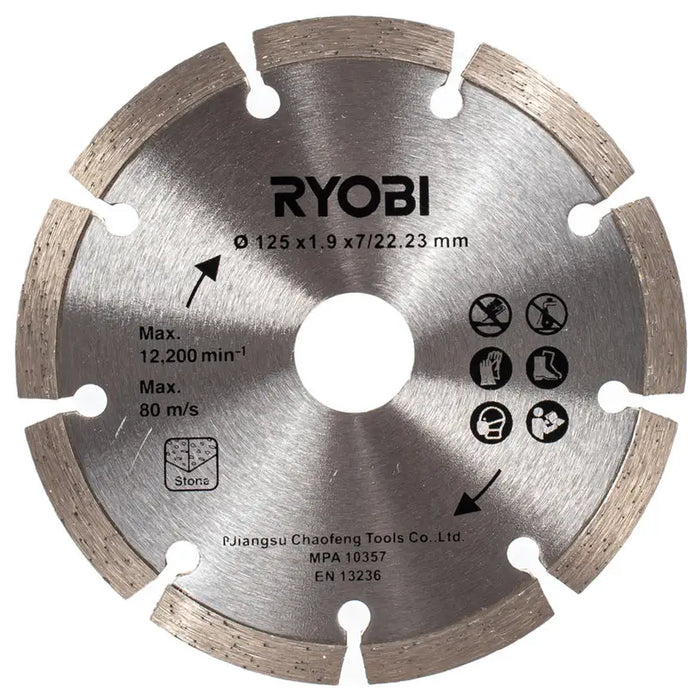 Angle grinder RYOBI RAG800-125TA6 125 mm 800 W - Ъглошлайфи<<<Шлайф машини<<<Инструменти и железария<<<Praktiker