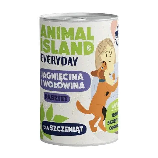 ANIMAL ISLAND Everyday Beef and lamb for puppies - wet dog food - 400g - Wet foodDLP-KAM<<<For the dogDLP<<<ActionPL