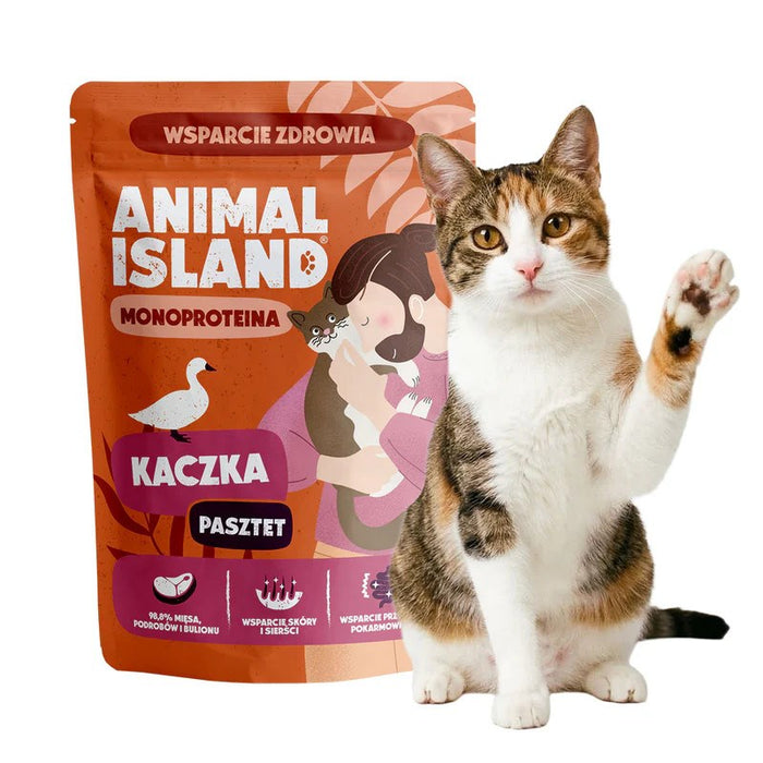 ANIMAL ISLAND Mono Duck - wet cat food - 100g