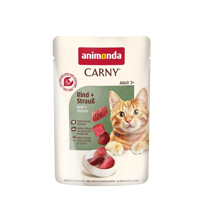ANIMONDA Carny Adult Beef and ostrich - wet cat food - 85g