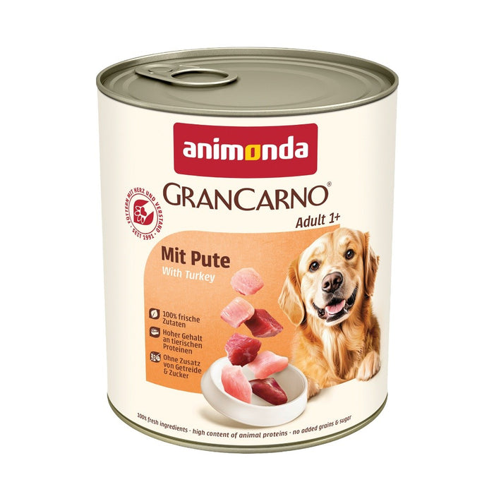 ANIMONDA GranCarno Adult with turkey  - wet dog food - 800g