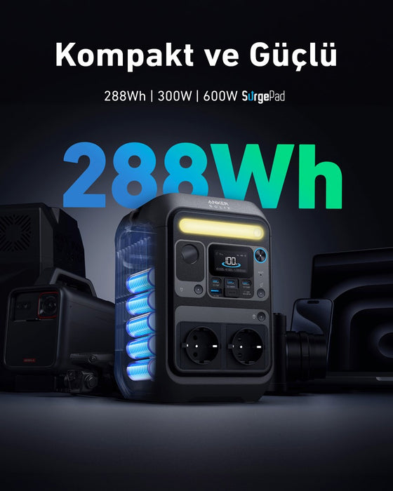Anker SOLIX C300X portable power station 7 Lithium Iron Phosphate (LiFePO4) 90000 mAh