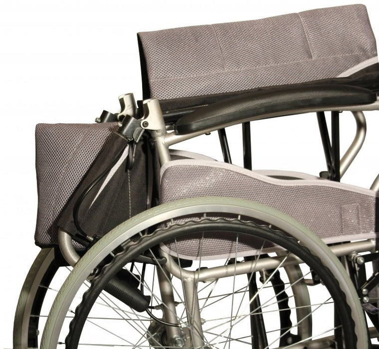 Lightweight steel Wheelchair with brakes AT52301