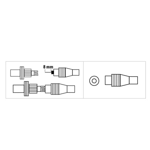 Antenna connector HAMA 44148 Coaxial female White - Антенни кабели<<<Кабели<<<ValiAPI