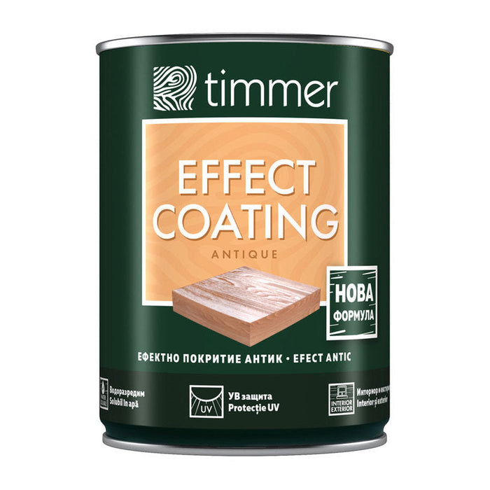 ANTIQUE EFFECT WOOD COATING WHITE COLOR 750 G TIMMER - Алкидни и водоразтворими<<<Бои за метал и дърво<<<Бои и
