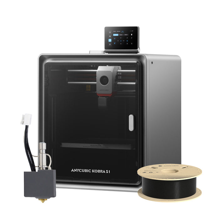 Anycubic Kobra S1 Combo 3D Printer + Hotend + Filament free
