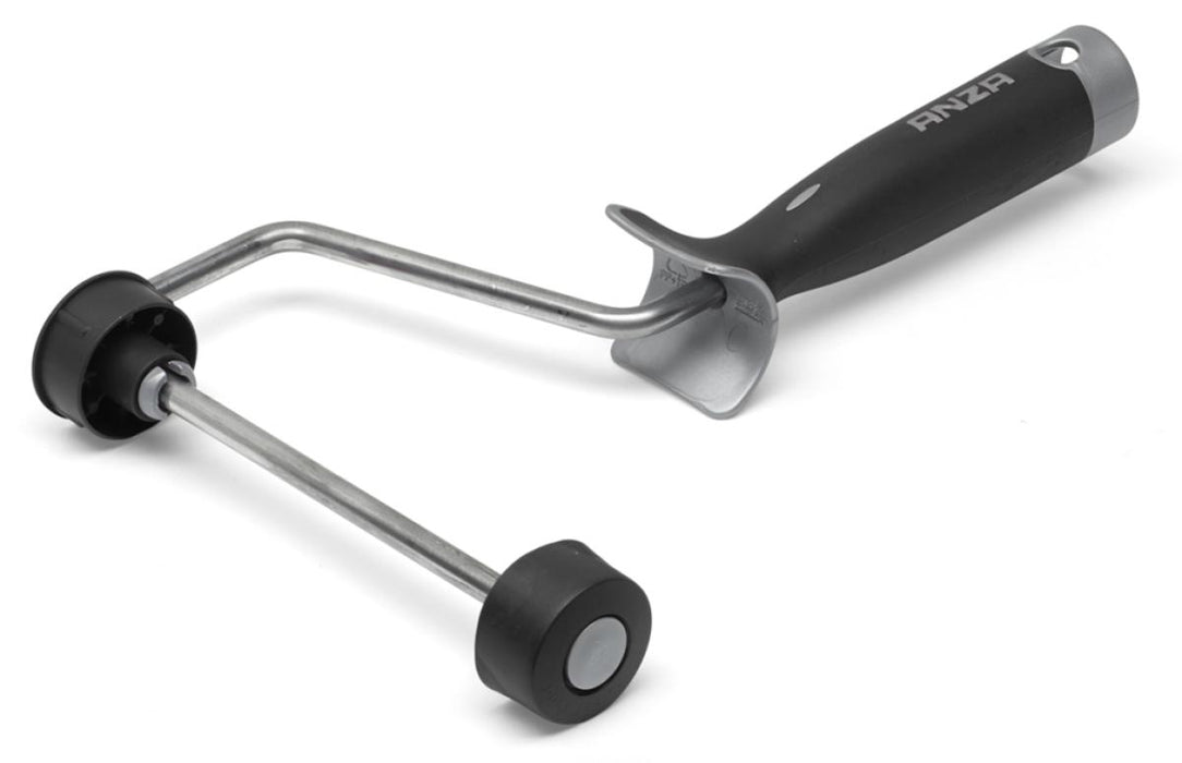 ALUMINUM HANDLE FOR ROLLER 18CM PLATINUM