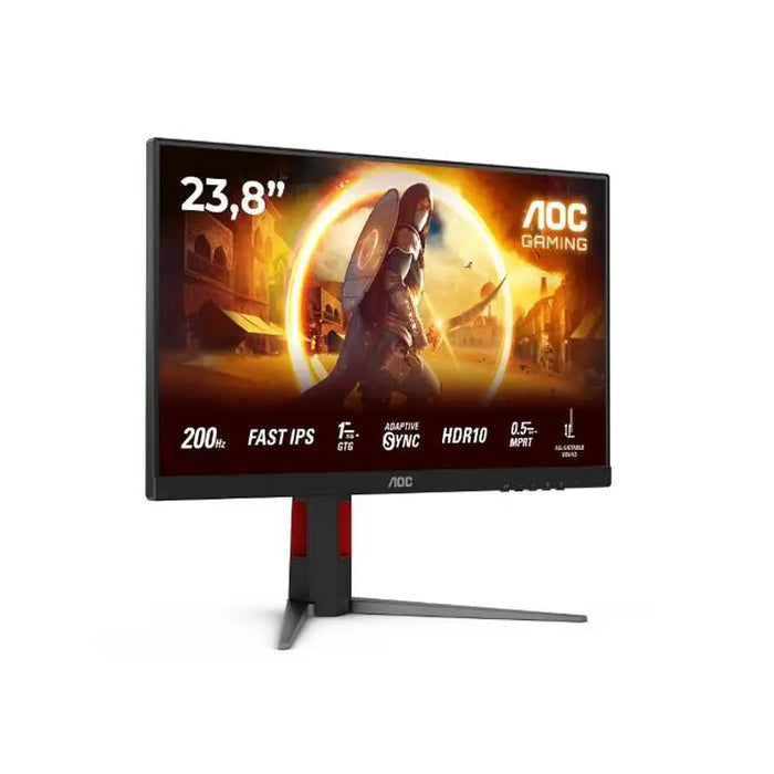 AOC 24G4HA 23.8’’ IPS WLED 1920x1080@200Hz 1ms GtG 0.5ms MPRT 300cd m/2 1000:1 80M:1 DCR Adaptive Sync FlickerFree Low