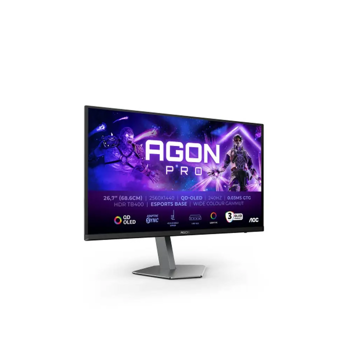 AOC AG276QZD2 27inch OLED 2560x1440 240Hz FreeSync HDMI Black/Grey - Monitors 27’’<<<AOC