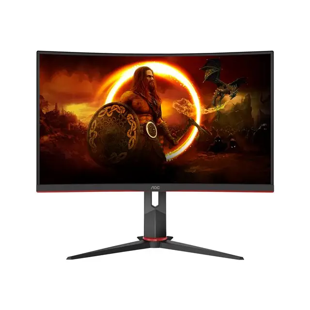 AOC C24G2U/BK 23.8inch VA Curved 1920x1080 130MM 165Hz 1ms MPRT FreeSync Premium USB HUB SPEAKERS DPx1 HDMIx2 VESA
