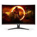 AOC CQ32G2SE/BK 31.5inch VA 2560x1440 16:9 250nits 165Hz 3000:1 1ms 2xHDMI2.0 DP1.2 - Потребителски