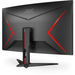 AOC CQ32G2SE/BK 31.5inch VA 2560x1440 16:9 250nits 165Hz 3000:1 1ms 2xHDMI2.0 DP1.2 - Потребителски