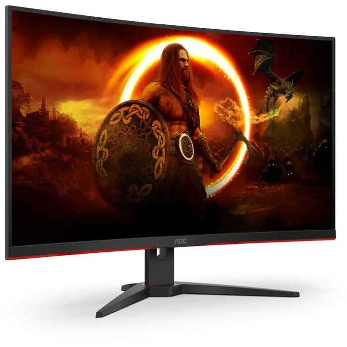AOC CQ32G2SE/BK 31.5inch VA 2560x1440 16:9 250nits 165Hz 3000:1 1ms 2xHDMI2.0 DP1.2 - Потребителски