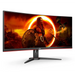 AOC CU34G2XE/BK 34’’ Curved 1500R VA WLED 3440x1440@144Hz 4ms GtG 1ms MPRT 300 cd/m2 3000:1 DCR 80M:1 Adaptive Sync