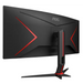 AOC CU34G2XP/BK 34’’ Curved 1500R VA WLED 3440x1440@180Hz 1ms GtG 1ms MPRT 430 cd/m2 4000:1 80M:1 DCR Tilt Height