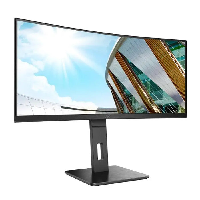 AOC CU34P2A 34’’ Curved 1500R VA WLED 3440x1440@100Hz 4ms GtG 1ms MPRT 300cd m/2 3000:1 50M:1 DCR Adaptive Sync