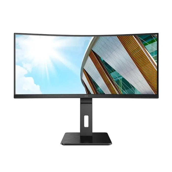 AOC CU34P2A 34’’ Curved 1500R VA WLED 3440x1440@100Hz 4ms GtG 1ms MPRT 300cd m/2 3000:1 50M:1 DCR Adaptive Sync