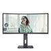 AOC CU34P3CV 34’’ VA WLED Curved 1500R 3440x1440@100Hz 4ms GtG 1ms MPRT 300cd m/2 DCR 3000:1 50M:1 AdaptiveSync