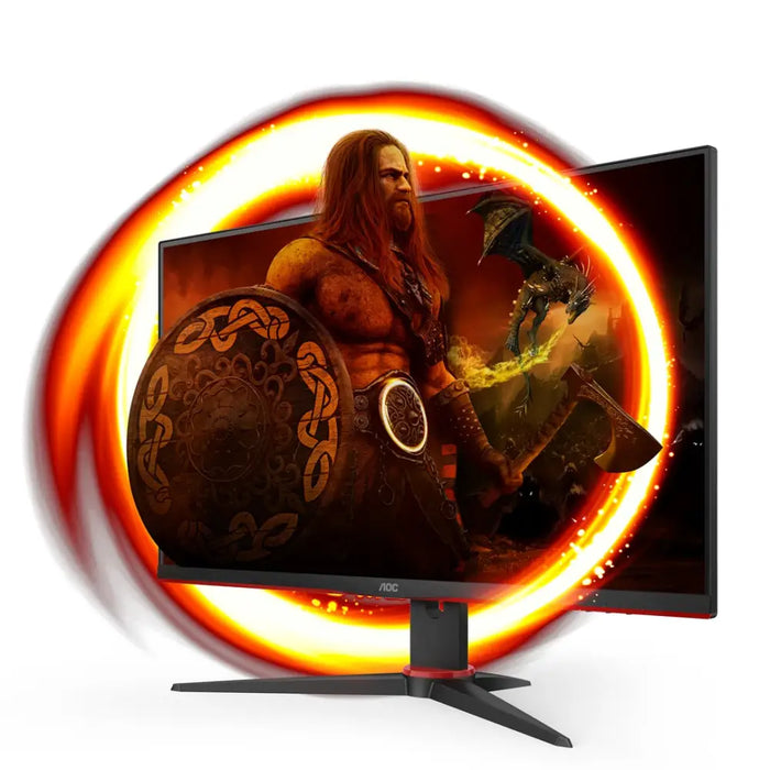AOC G2 24G2ZE/BK LED display 60.5 cm (23.8’’) 1920 x 1080 pixels Full HD Black Red - Потребителски