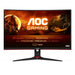 AOC G2 C27G2ZE/BK computer monitor 68.6 cm (27’’) 1920 x 1080 pixels Full HD LED Black Red - Гейминг монитори<<<Гейминг
