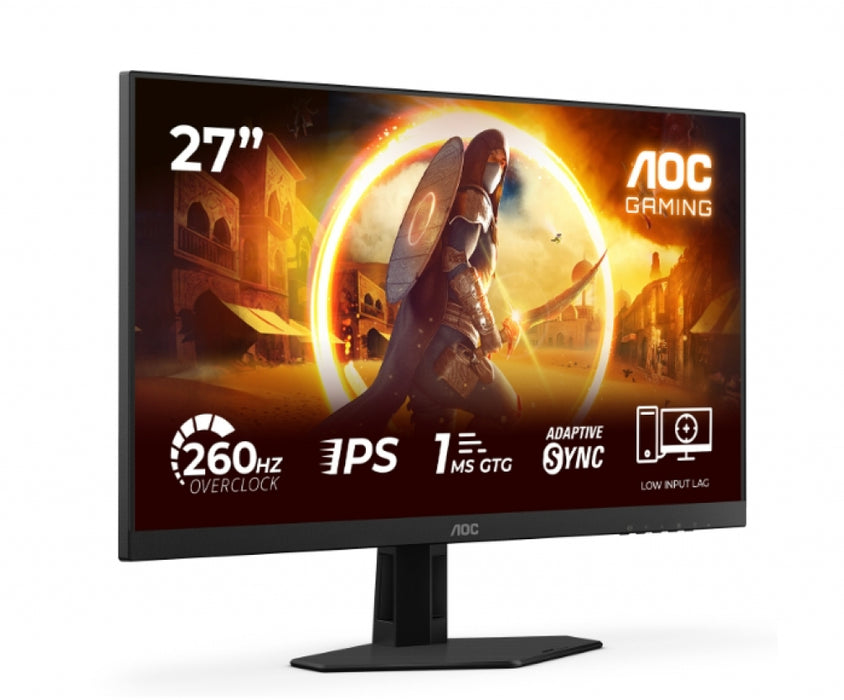 Monitor AOC 27G4ZR, 27" Fast IPS WLED, 1920x1080@260Hz (OC, Native 240Hz), 1ms GtG, 0.3ms MPRT, 300c