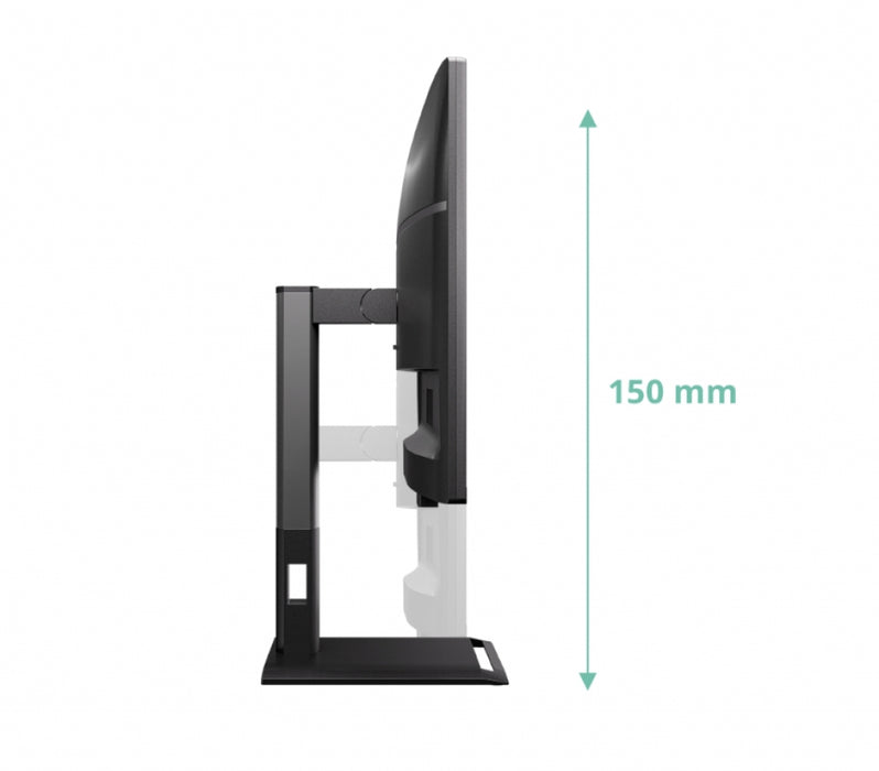 Monitor AOC Q27P4U, 27" IPS WLED, 2560x1440@120Hz, 4ms GtG, 350cd m2, 1500:1, DCR 50M:1, Adaptive Sy